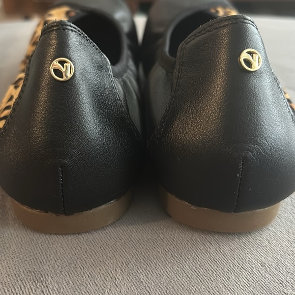 Revere Nairobi Ballet Leopard Print Black ballerina Flats size 40 - Picture 10 of 10